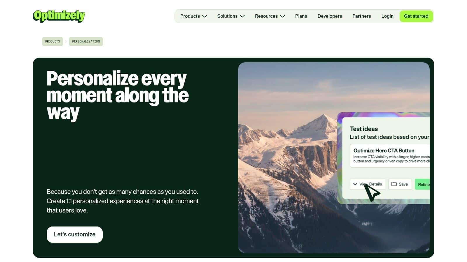 Optimizely Personalization