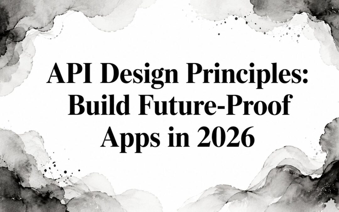 API Design Principles: Build Future-Proof Apps in 2026