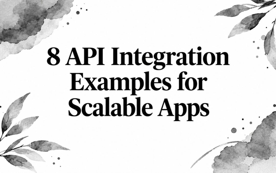 8 API Integration Examples for Scalable Apps