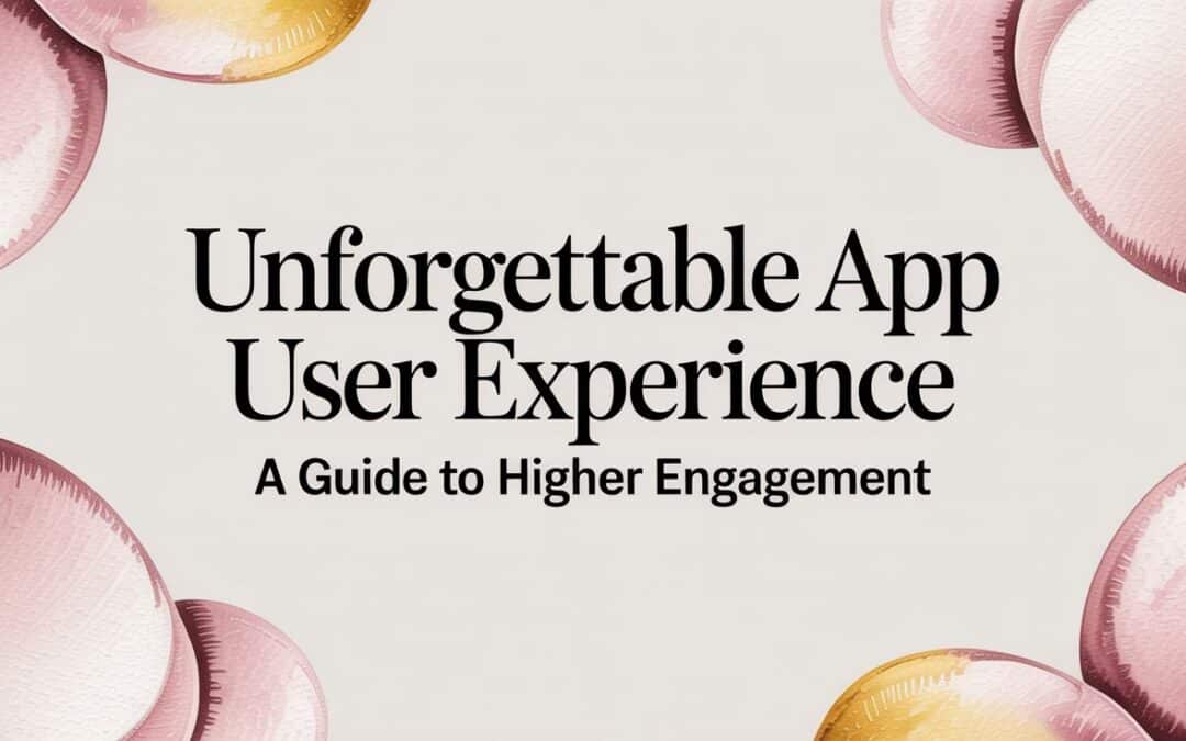 Unforgettable App User Experience: A Guide to Higher Engagement