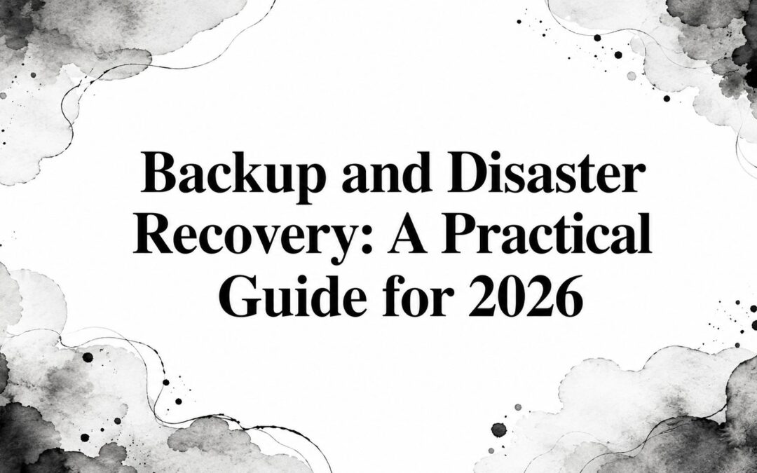 Backup and Disaster Recovery: A Practical Guide for 2026
