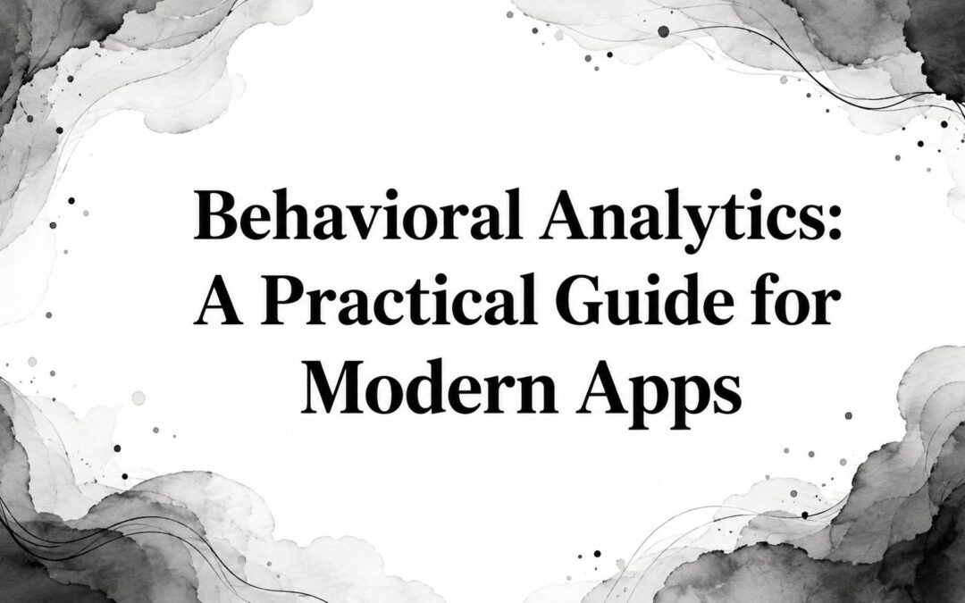 Behavioral Analytics: A Practical Guide for Modern Apps