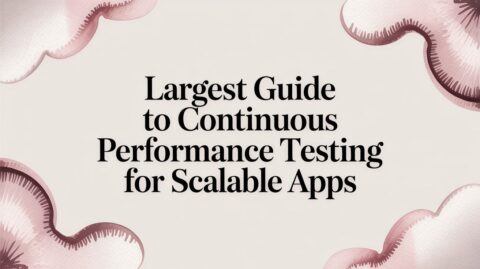Largest guide to continuous performance testing for scalable apps