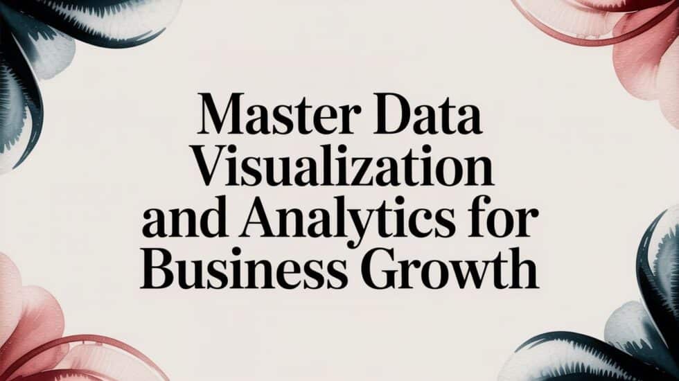 Master Data Visualization and Analytics for Business Growth