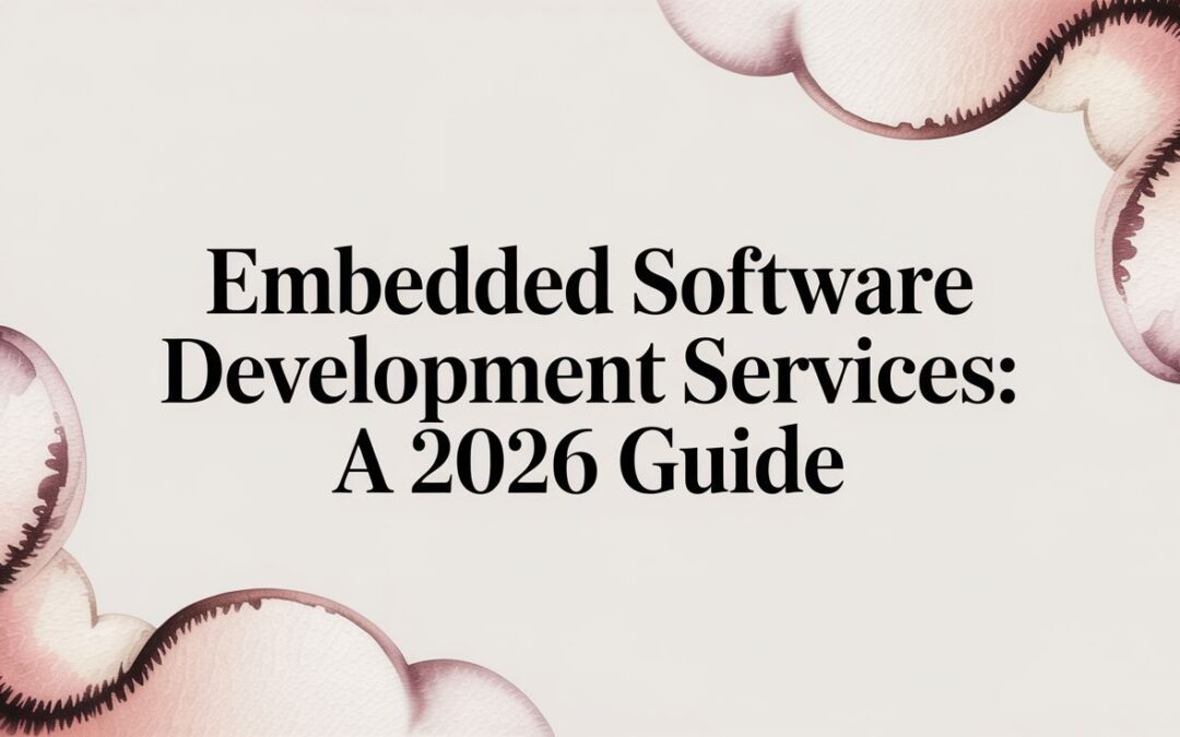 Embedded Software Development Services: A 2026 Guide