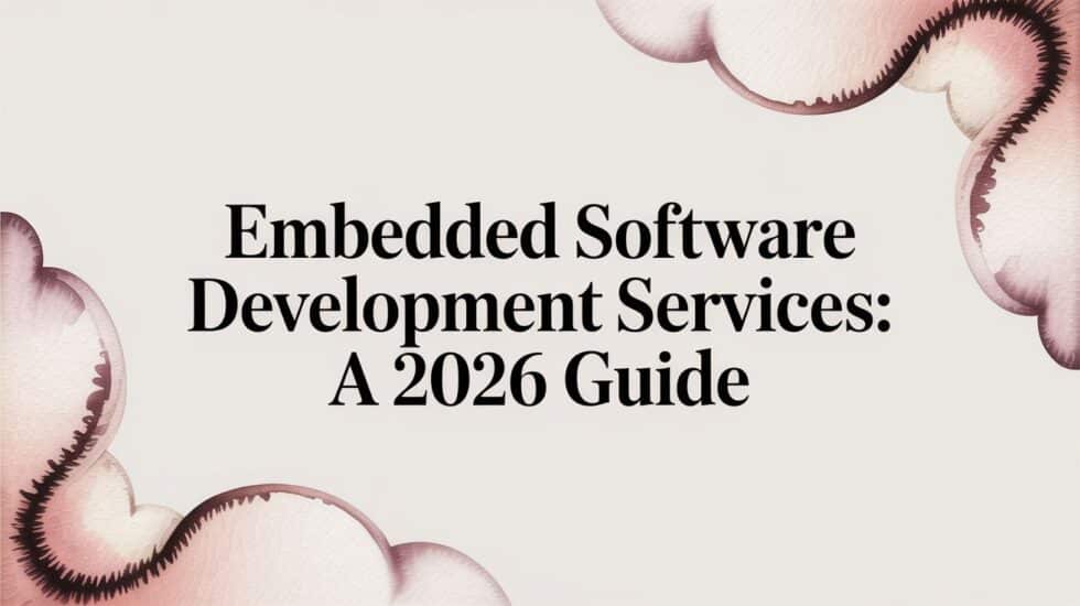 Embedded Software Development Services: A 2026 Guide