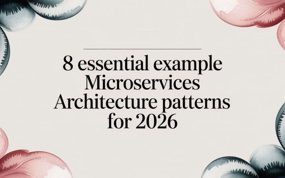 8 Essential Example Microservices Architecture Patterns for 2026