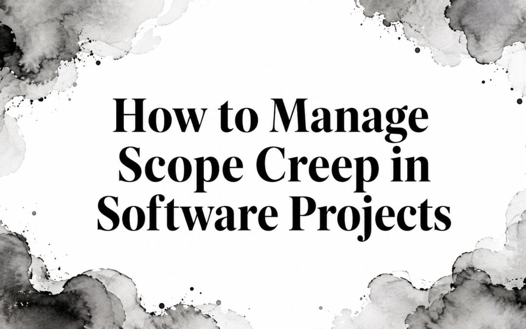 How to Manage Scope Creep in Software Projects