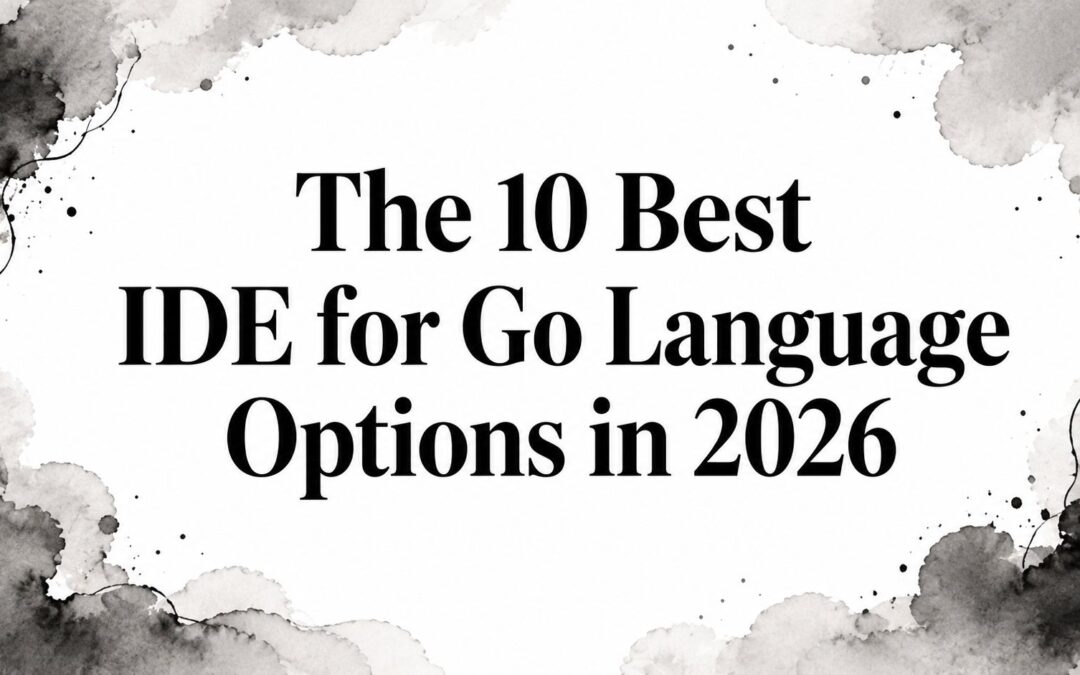 The 10 Best IDE for Go Language Options in 2026