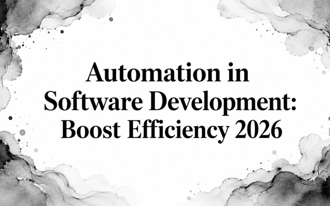 Automation in Software Development: Boost Efficiency 2026