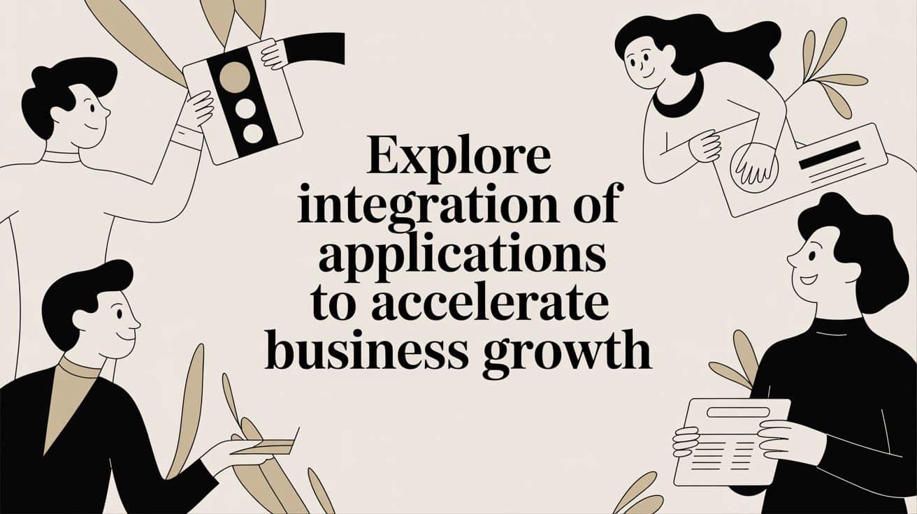 Explore integration of applications to accelerate business growth
