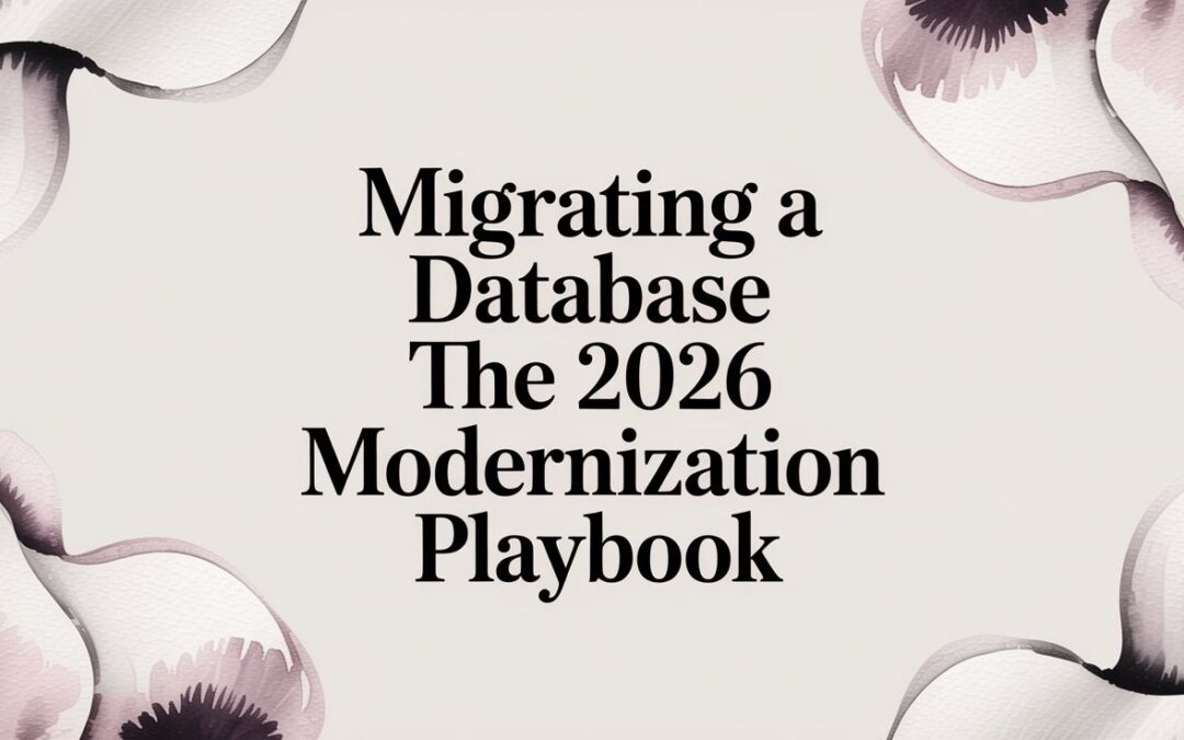 Migrating a Database: The 2026 Modernization Playbook