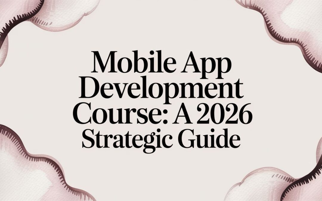 Mobile App Development Course: A 2026 Strategic Guide