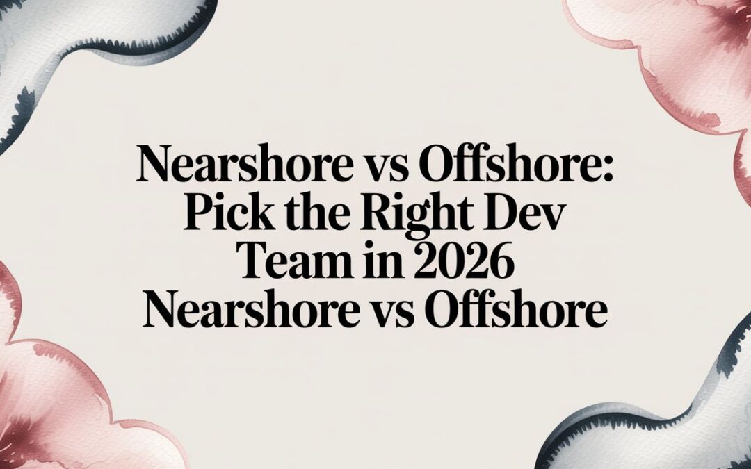 Nearshore vs Offshore: Pick the Right Dev Team in 2026
