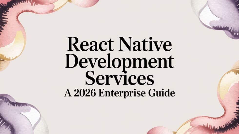 React Native Development Services A 2026 Enterprise Guide