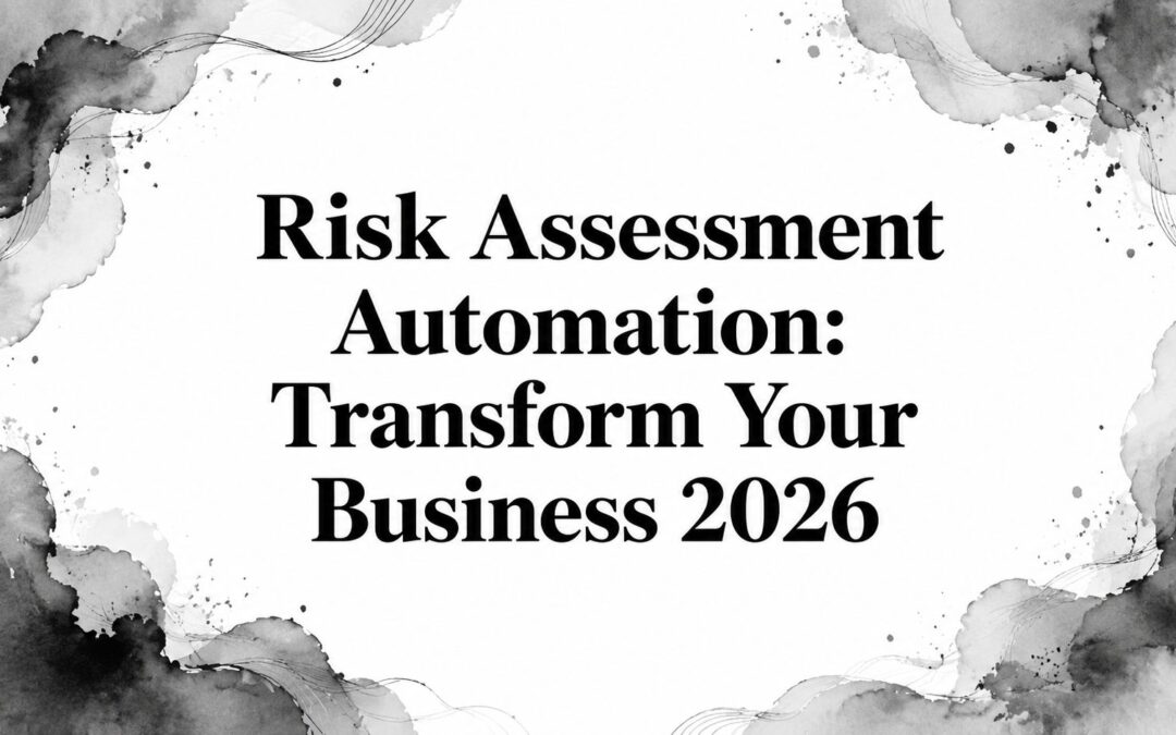 Risk Assessment Automation: Transform Your Business 2026