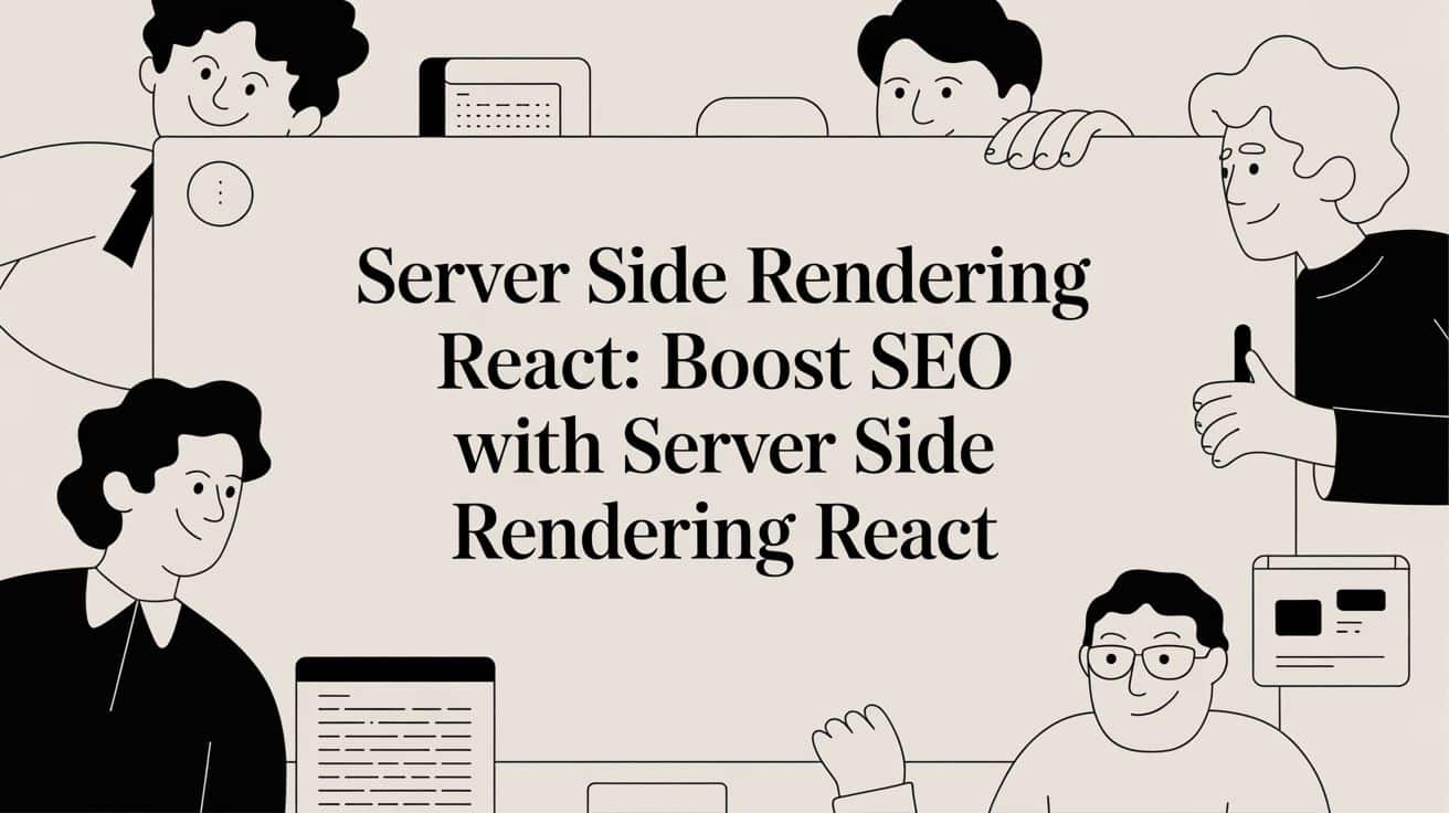Server Side Rendering React: Boost SEO and Performance