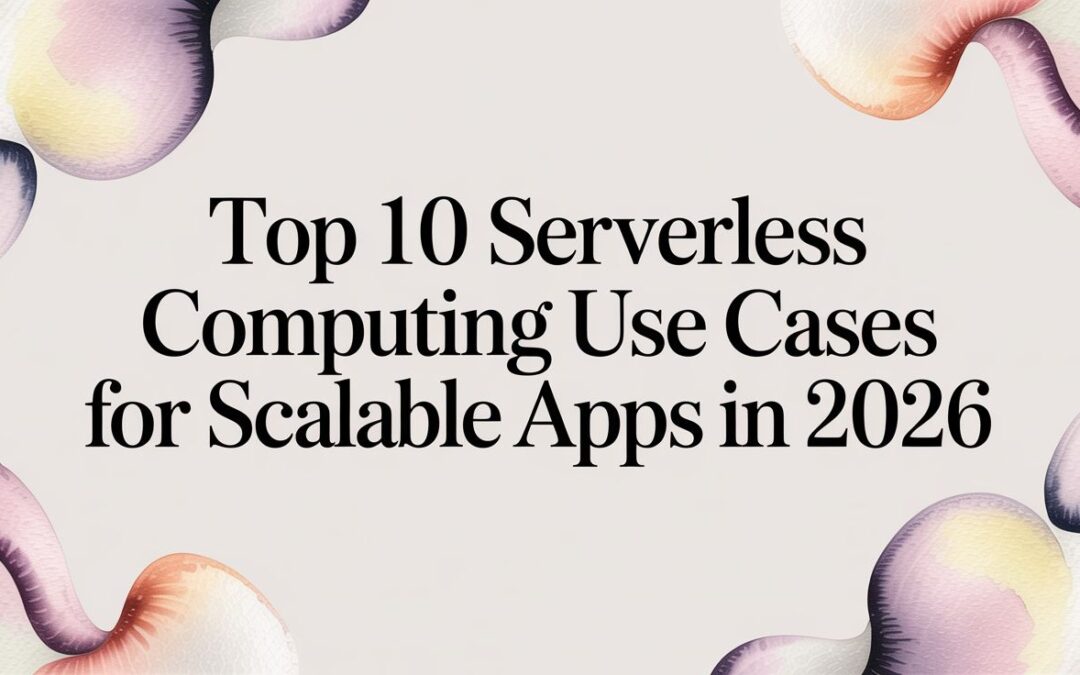 Top 10 Serverless Computing Use Cases for Scalable Apps in 2026