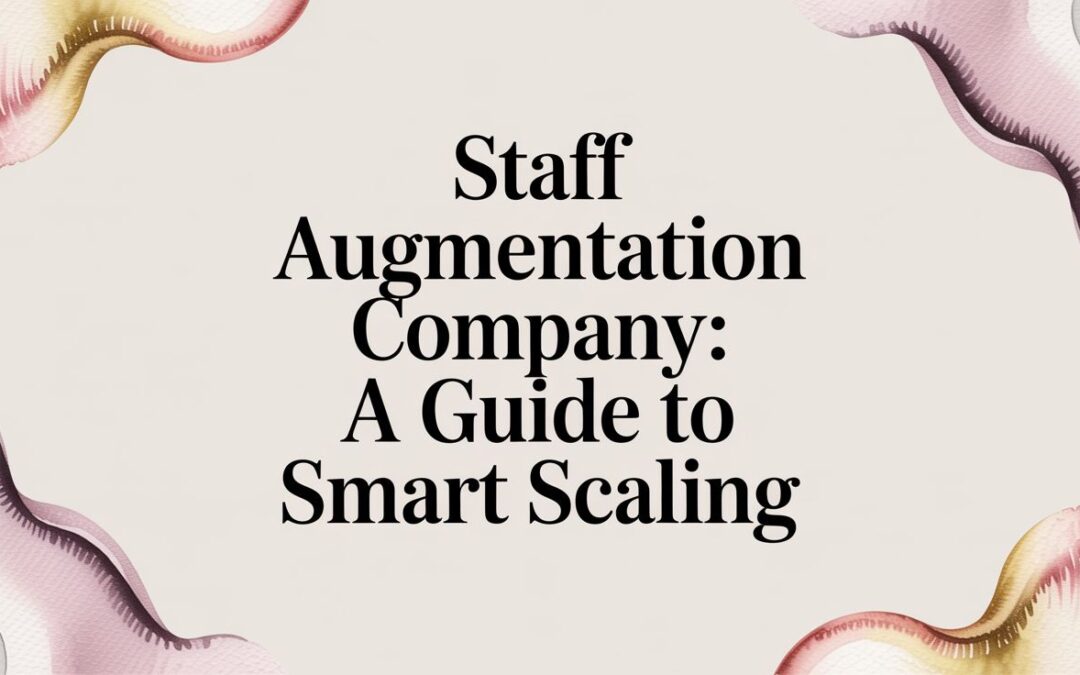 Staff Augmentation Company: A Guide to Smart Scaling