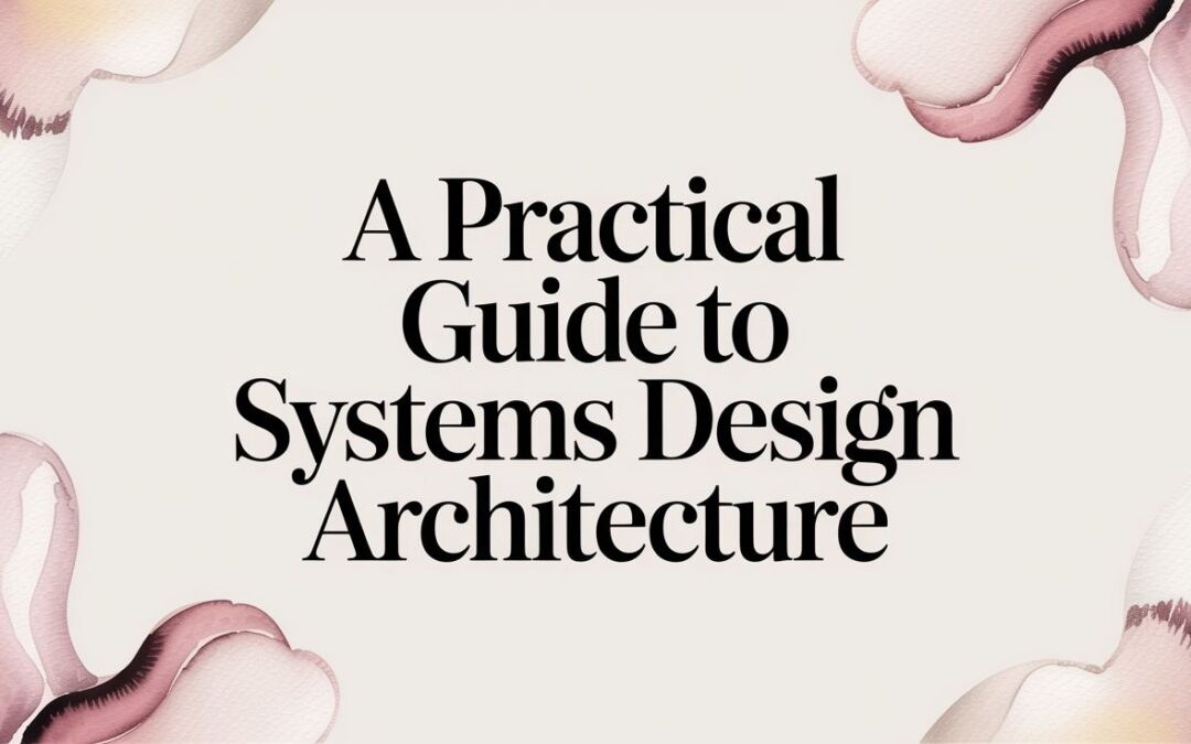 A Practical Guide to Systems Design Architecture