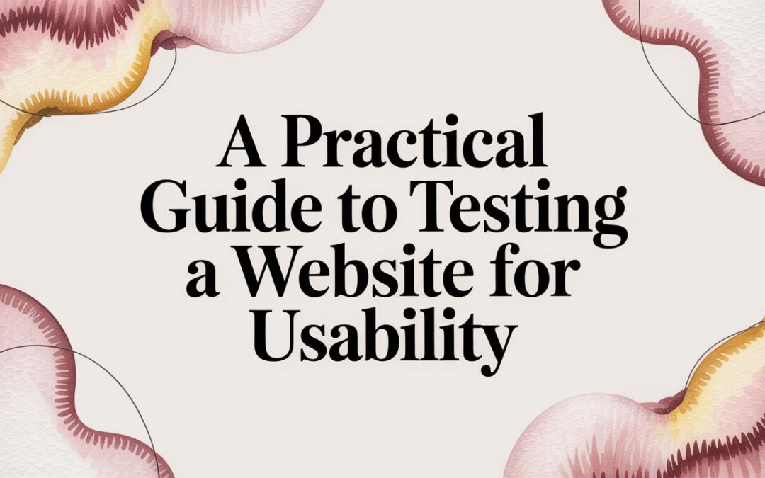 A Practical Guide to Testing a Website for Usability
