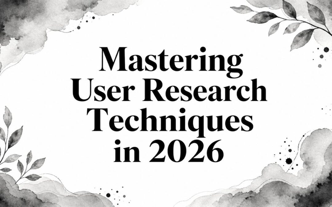 Mastering User Research Techniques in 2026