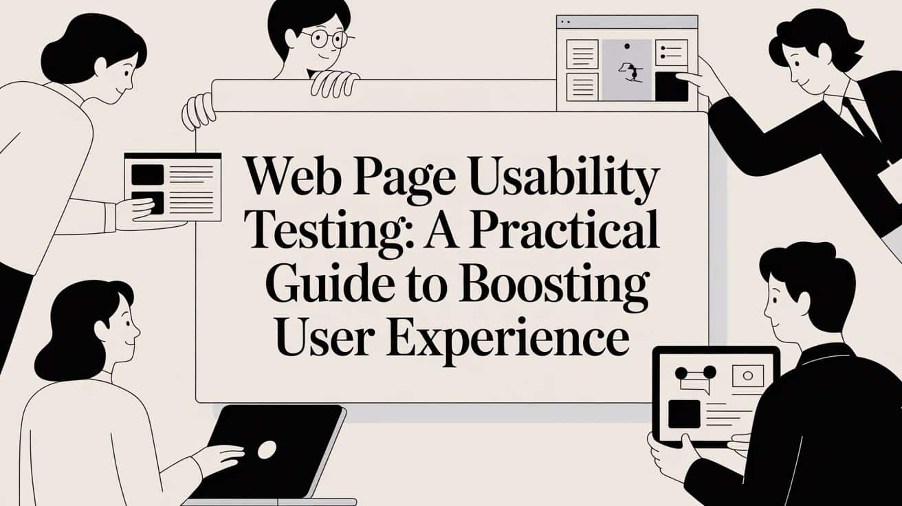 User Boosting Web Page Usability Testing: A Practical Guide to Boosting User Experience