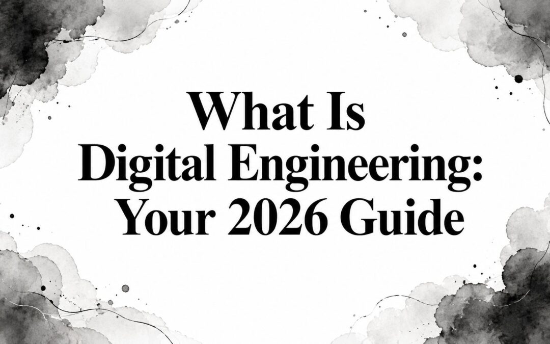 What Is Digital Engineering: Your 2026 Guide