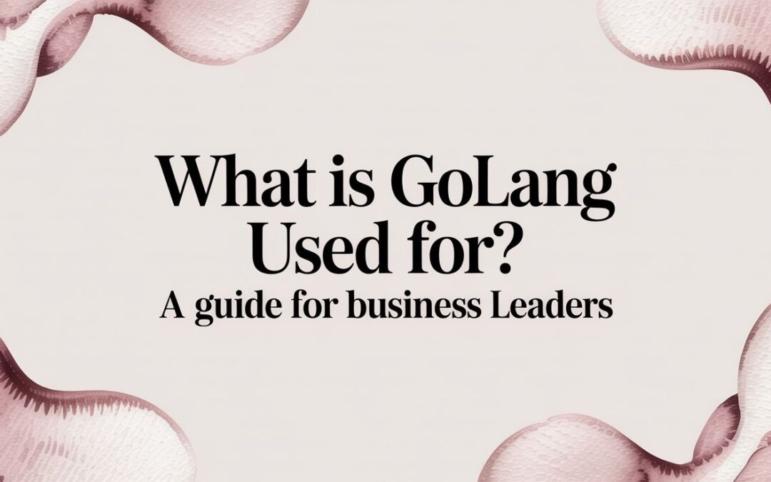 What is Golang Used For? A Guide for Business Leaders